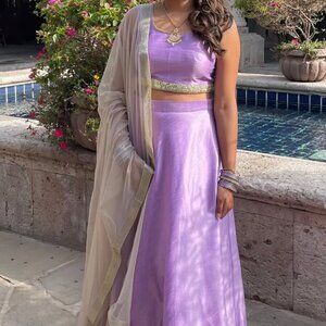 Lavendar Lehenga